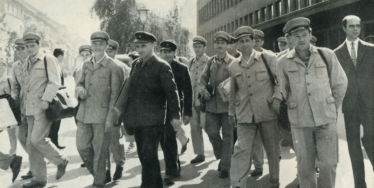 Poštari, Branimirova ulica, 1962. godina